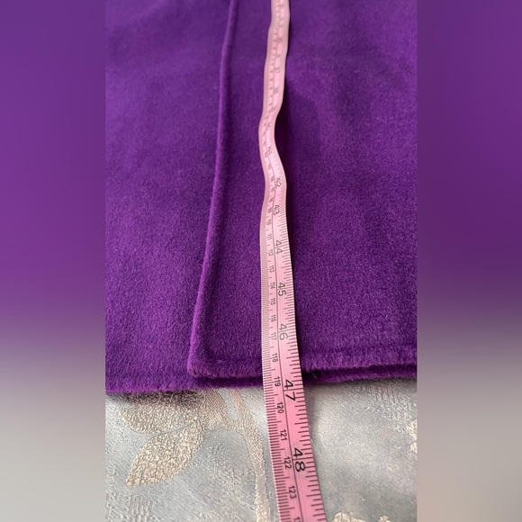 New Lauren Ralph Lauren Belted
Wool Blend Wrap Coat Size 16
Women Purple Agate - Picture 11 of 13